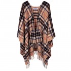 Thomson Camel Tartan Lambswool Serape